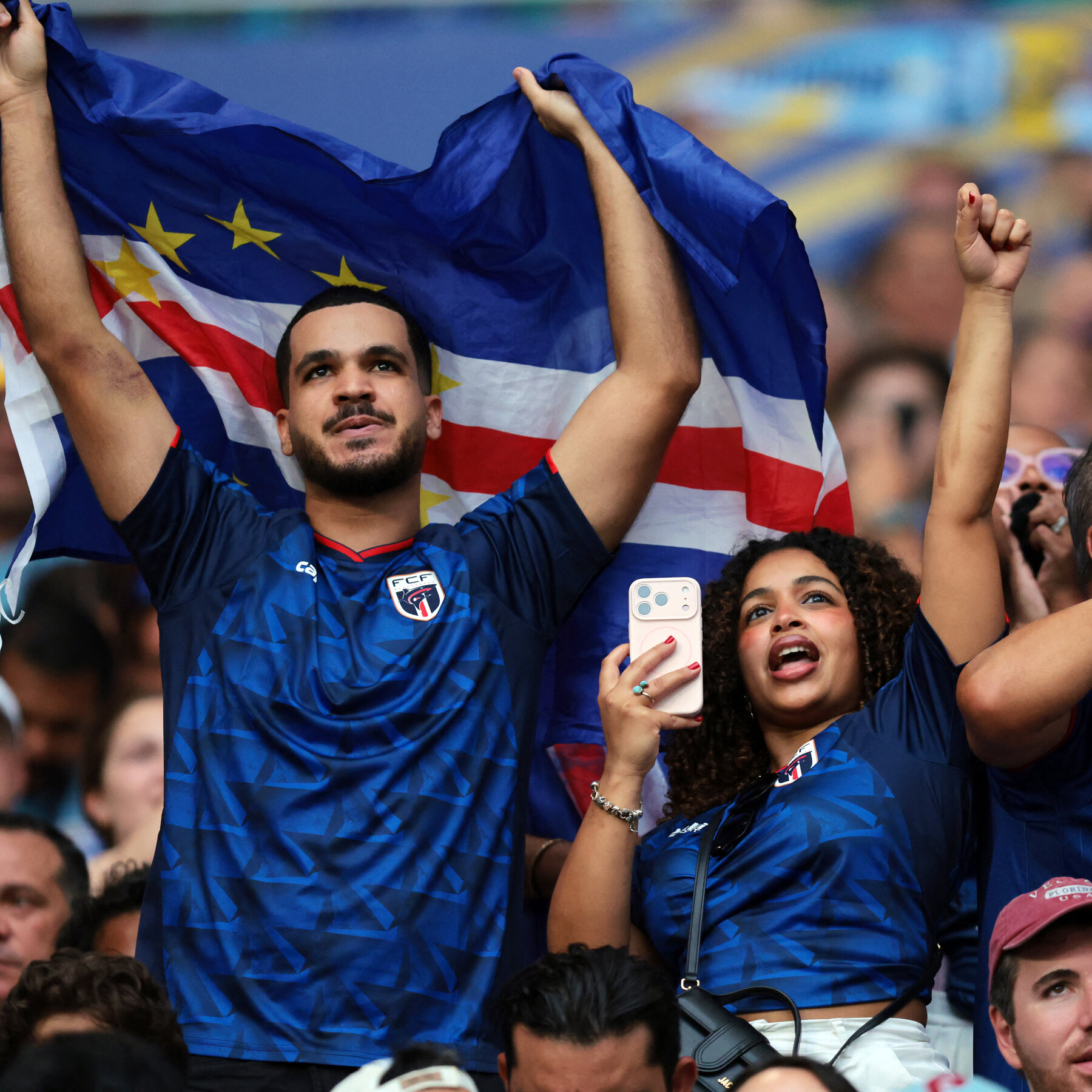 Cape Verde Fans Create Buzz, Captivating Spectators