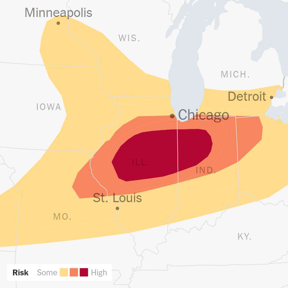 Midwest Braces for Potential Severe Tornadoes on Wednesday
