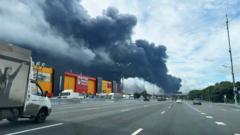 Moscow Experiences 'Black Rain' Following Extensive Ukrainian Drone Assault