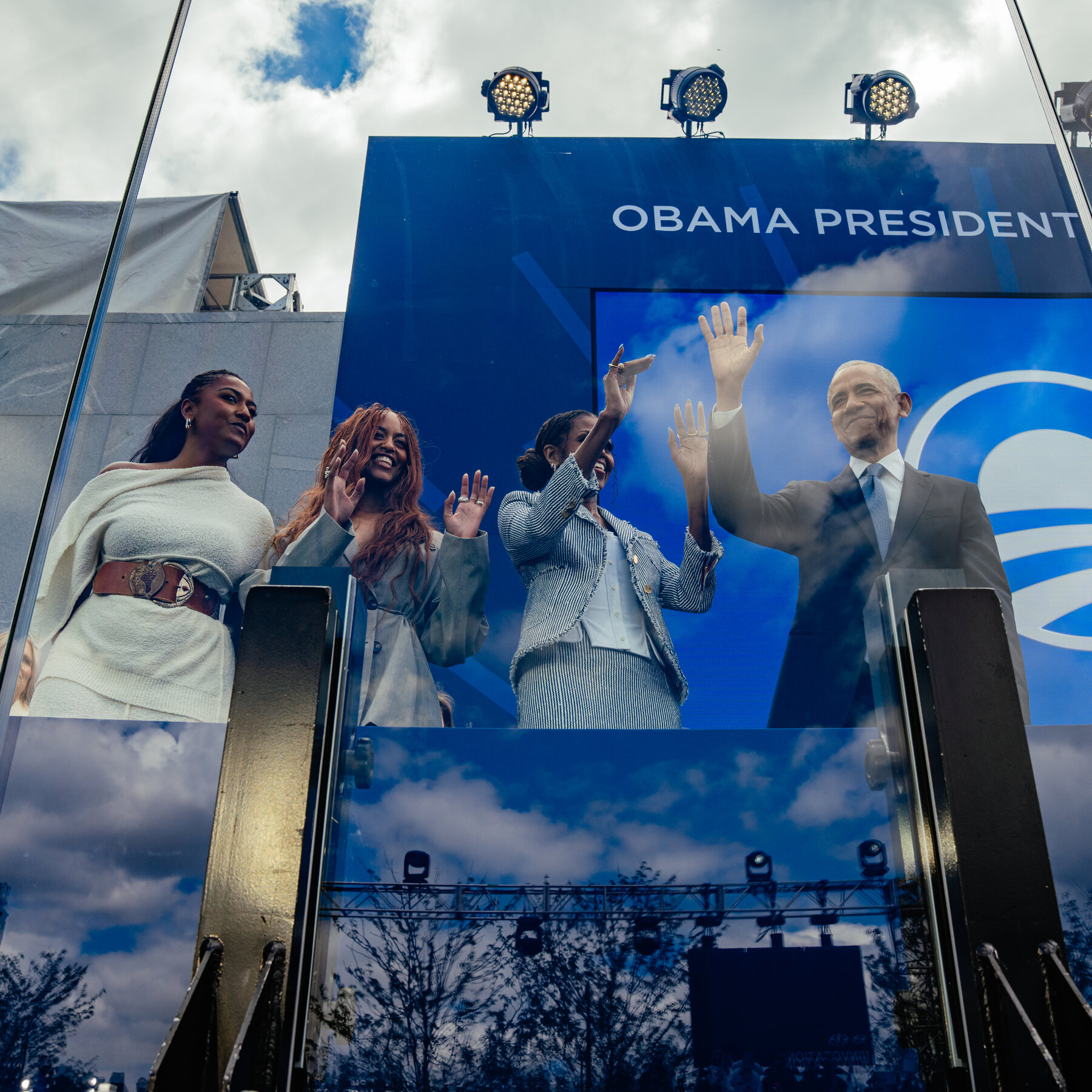 Obamas Speak at Inauguration of Presidential Center