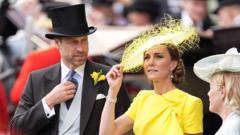 Prince and Princess of Wales Attend Royal Ascot Amidst Festivities