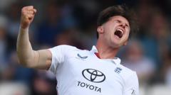 Sonny Baker Shines in Test Debut Amidst Challenging Week for English Cricket