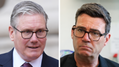 Starmer Consults Burnham Amidst Leadership Transition Preparations
