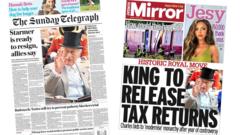 UK Political Landscape Shifts as Starmer Faces Leadership Challenge; King Charles to Release Tax Details