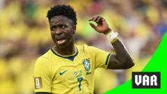 VAR Disallows Vinicius Jr Goal for Brazil in Match Against Scotland